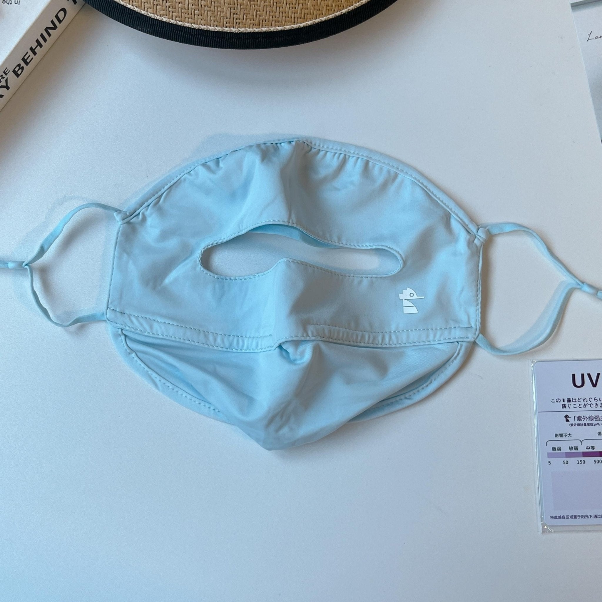 Tiitaa.com × Tiitaa: Breathable Sun Protection Mask runway look in Sky Blue