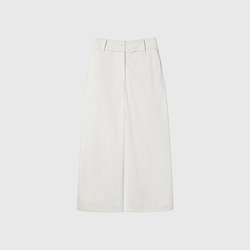 Tiitaa.com × Tiitaa: Textured High - waisted Wide - leg Pants(Check Below Same Price With Tmall） runway look in Black