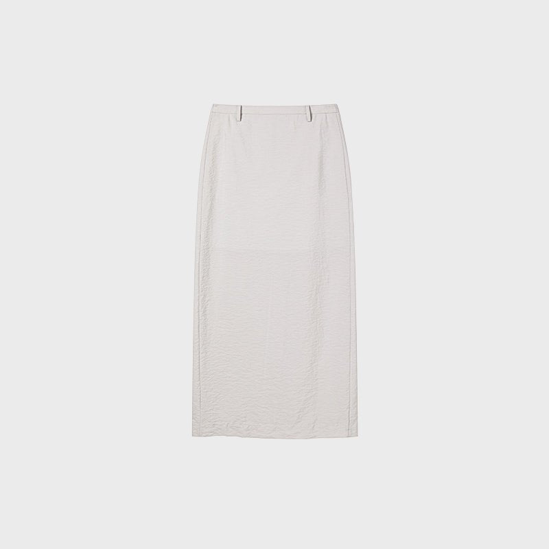 Tiitaa.com × Tiitaa: Back Split Bustier Skirt(Check Below Same Price With Tmall） runway look in Silver Gray