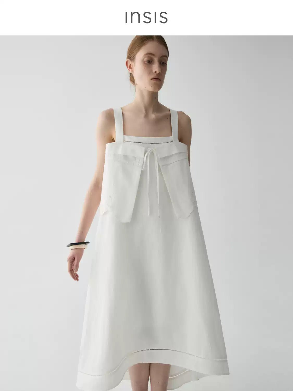 Tiitaa.com × Tiitaa: Skeleton Embroidery Halter Dress(Check Below Same Price With Tmall） runway look in 4
