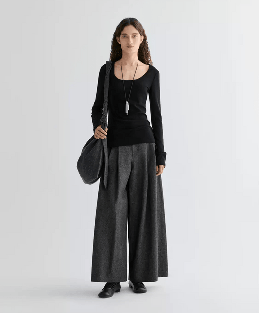 Tiitaa.com × Tiitaa: Casual Silhouette Nine - minute Pants(Check Below Same Price With Tmall） runway look in 4