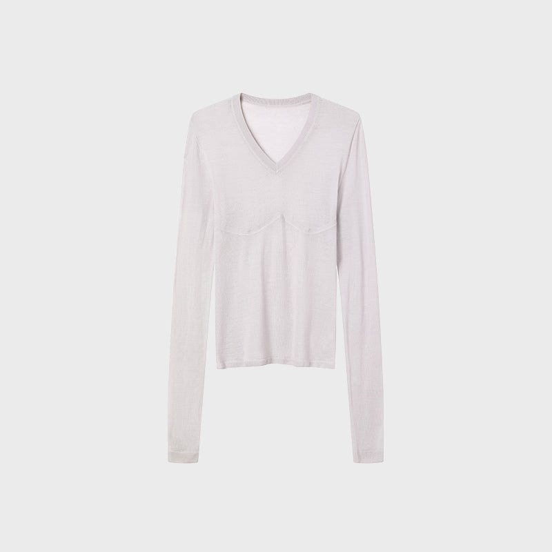 Tiitaa.com × Tiitaa: Wool Knit Shirt(Check Below Same Price With Tmall） runway look in Floral Gray