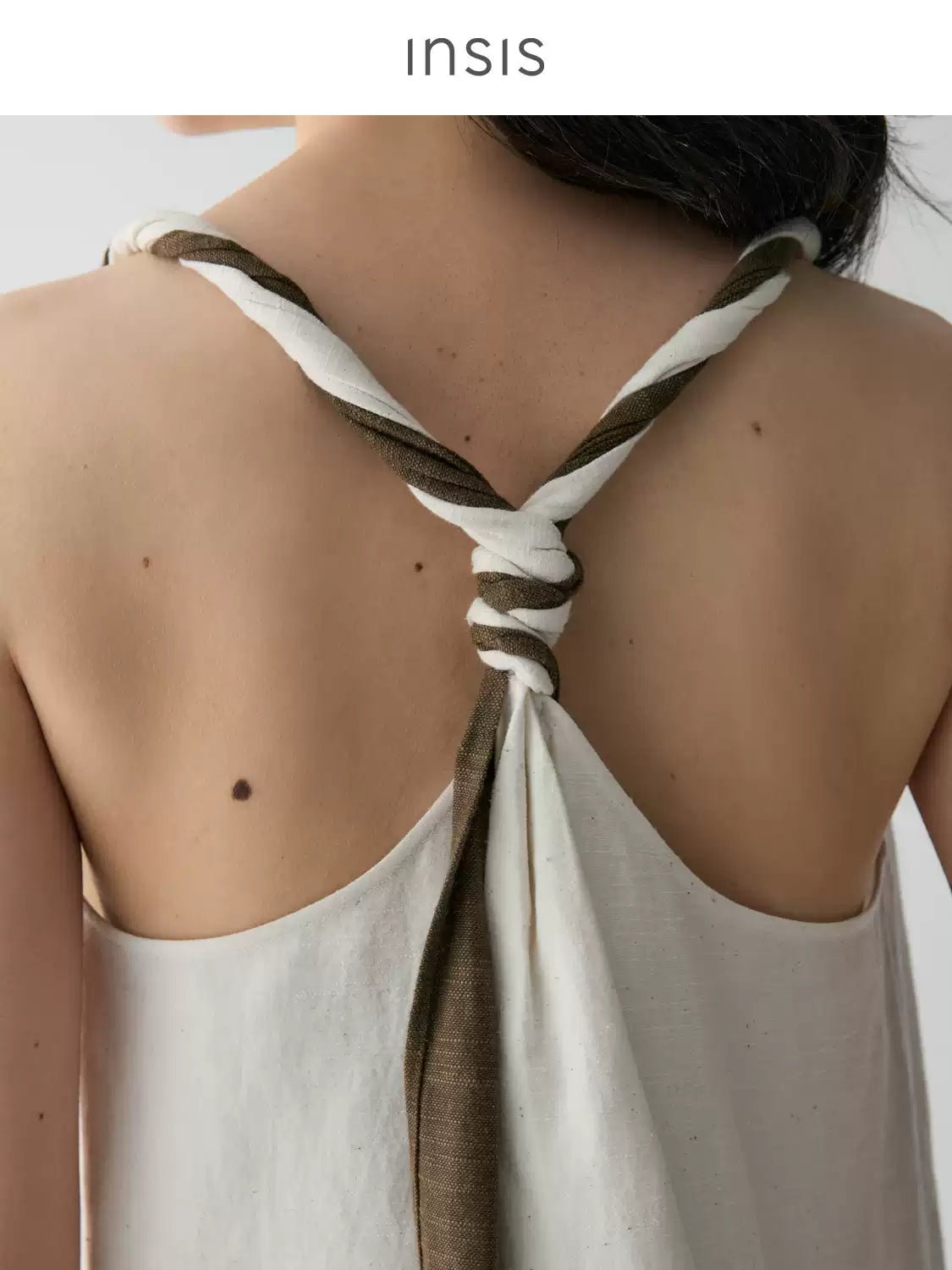 Tiitaa.com × Tiitaa: Twisted Straps V - neck Top(Check Below Same Price With Tmall） runway look in White