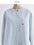 Tiitaa.com × Tiitaa: Shirt With Round Neck And Concealed Placket(Check Below Same Price With Tmall） runway look in Blue