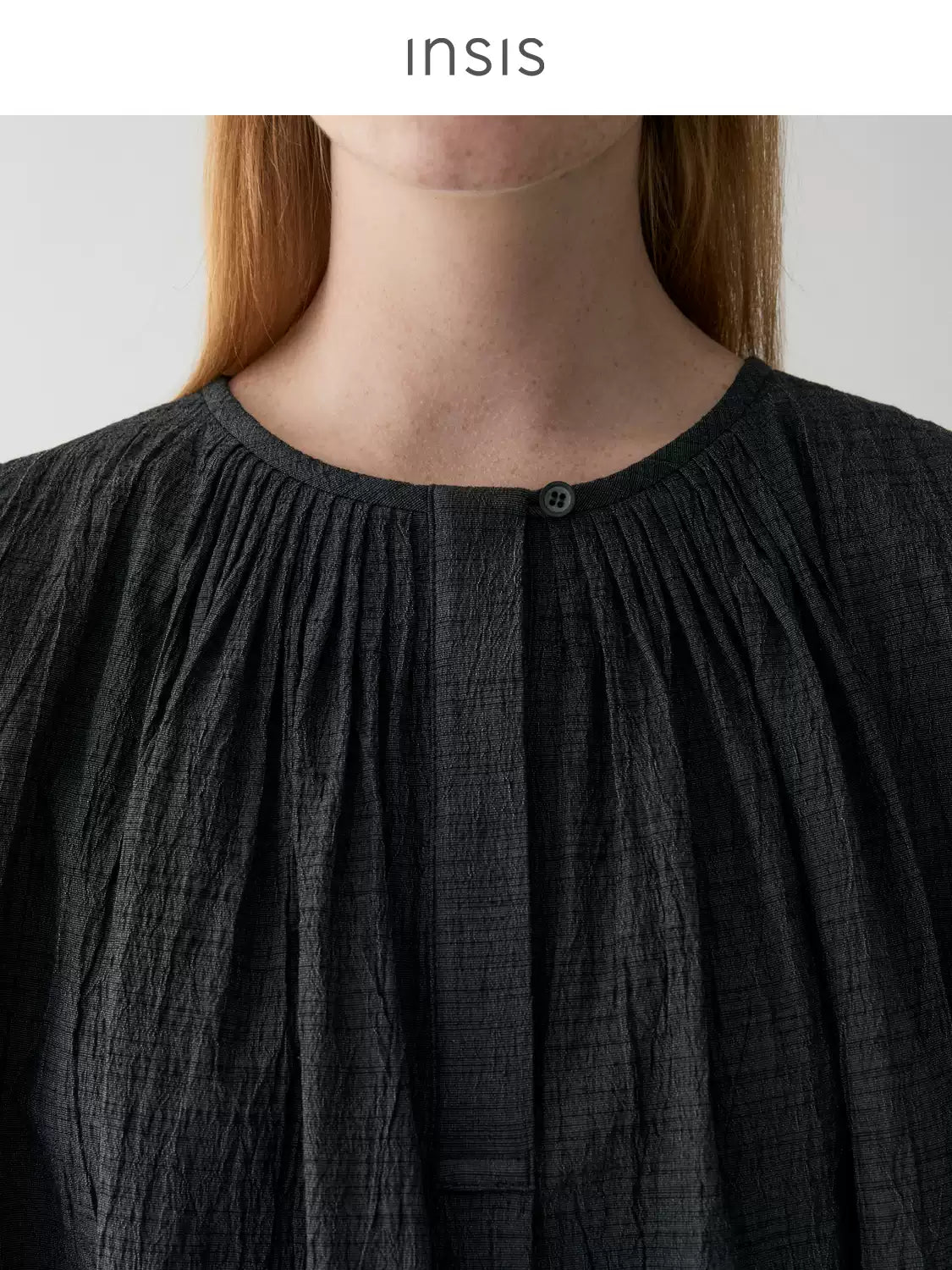 Tiitaa.com × Tiitaa: Half Placket Silhouette Sleeveless Shirt(Check Below Same Price With Tmall） runway look in Gray