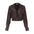 Tiitaa.com × Tiitaa: Glossy Textured Shirt(Check Below Same Price With Tmall） runway look in Coffee