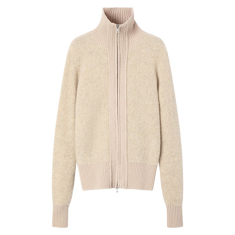 Tiitaa.com × Tiitaa: Short Pile Alpaca Wool Sweater(Check Below Same Price With Tmall） runway look in Yellow Almond