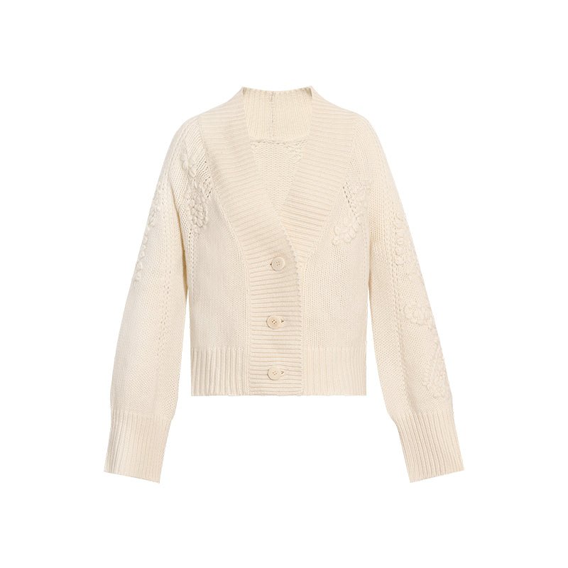 Tiitaa.com × Tiitaa: V - neck Off - shoulder Sweater(Check Below Same Price With Tmall） runway look in F