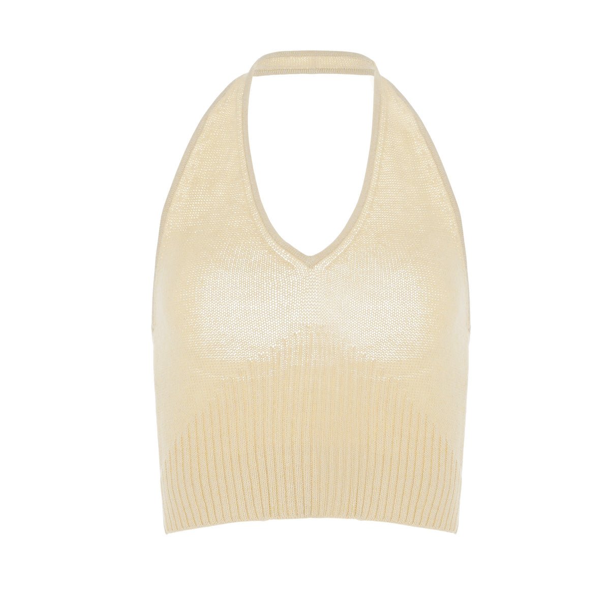 Tiitaa.com × Tiitaa: Linen Neck Undershirt(Check Below Same Price With Tmall） runway look in White