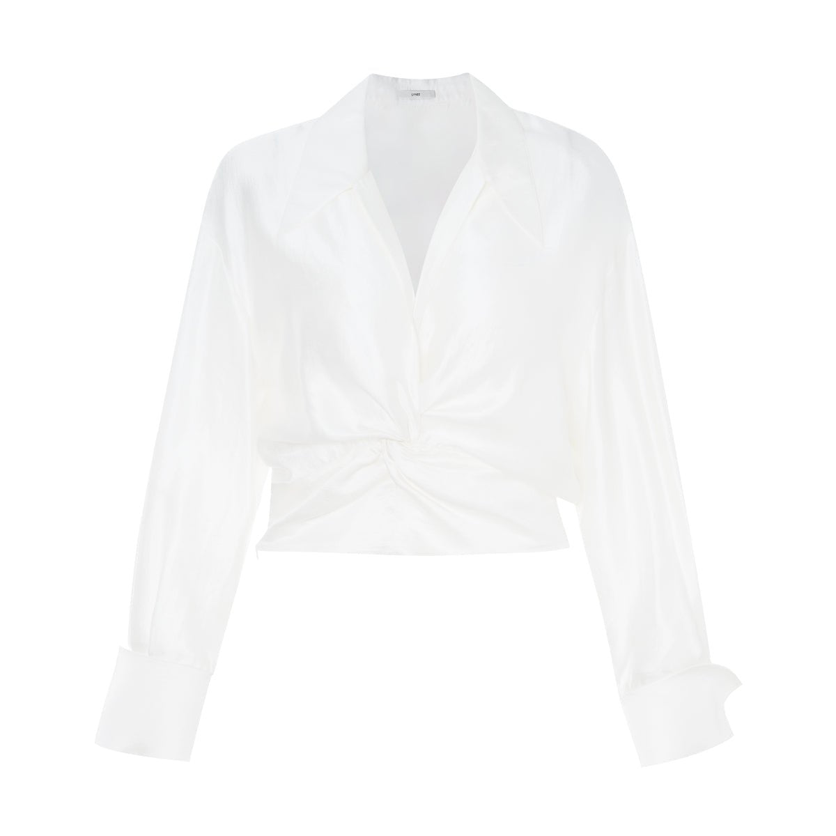 Tiitaa.com × Tiitaa: Glossy Textured Shirt(Check Below Same Price With Tmall） runway look in Pink