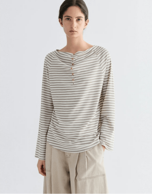 Tiitaa.com × Tiitaa: Vintage Striped Loose Knit(Check Below Same Price With Tmall） runway look in Vanilla