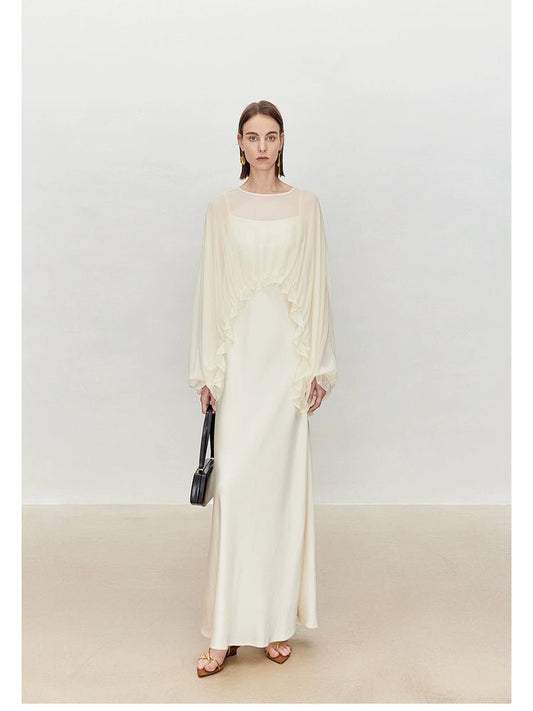 Tiitaa.com × Tiitaa: Acetate Halter Dress(Check Below Same Price With Tmall） runway look in White
