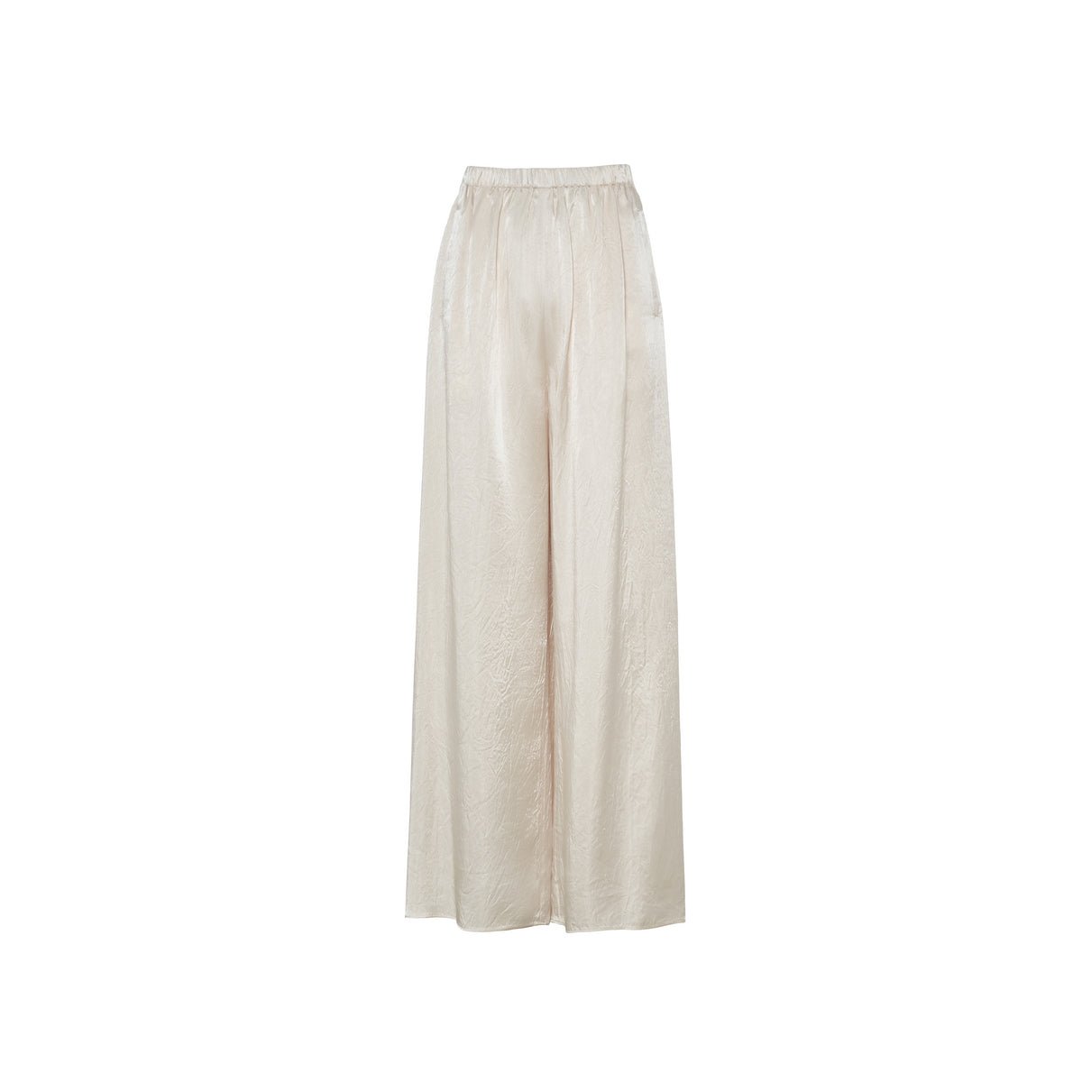 Tiitaa.com × Tiitaa: Acetate Textured Casual Wide Leg Pants(Check Below Same Price With Tmall） runway look in Cream