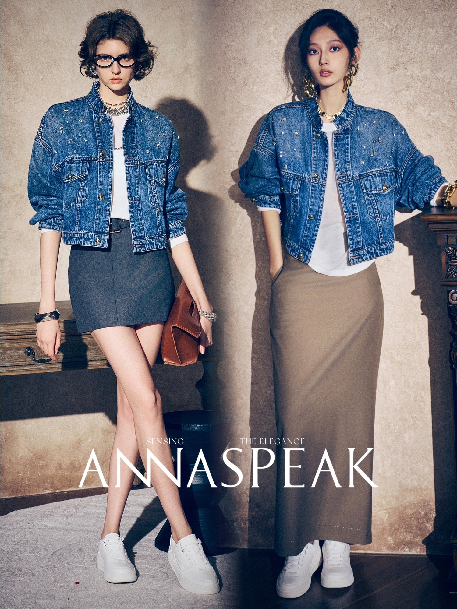 Tiitaa.com × Tiitaa: Beaded Denim Jacket(Check Below Same Price With Taobao） runway look in 6 - 8