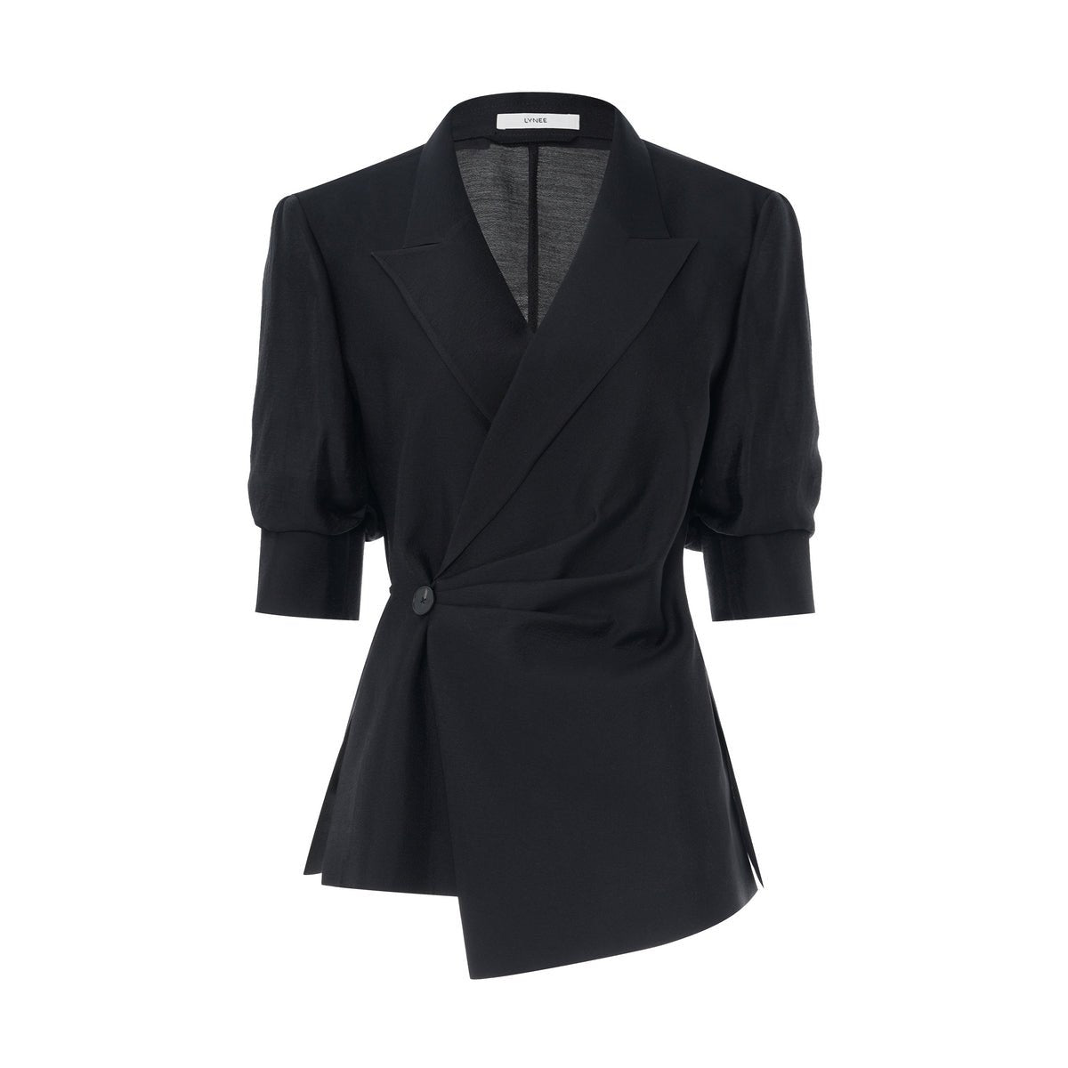 Tiitaa.com × Tiitaa: Bump Collar Seven - quarter Sleeve Blazer(Check Below Same Price With Tmall） runway look in White