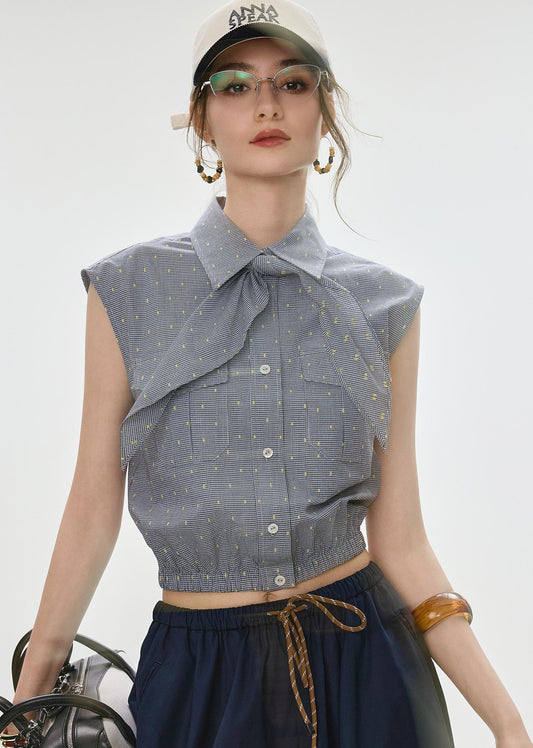 Tiitaa.com × Tiitaa: College - style Shirt(Check Below Same Price With Taobao） runway look in Black And White Plaid