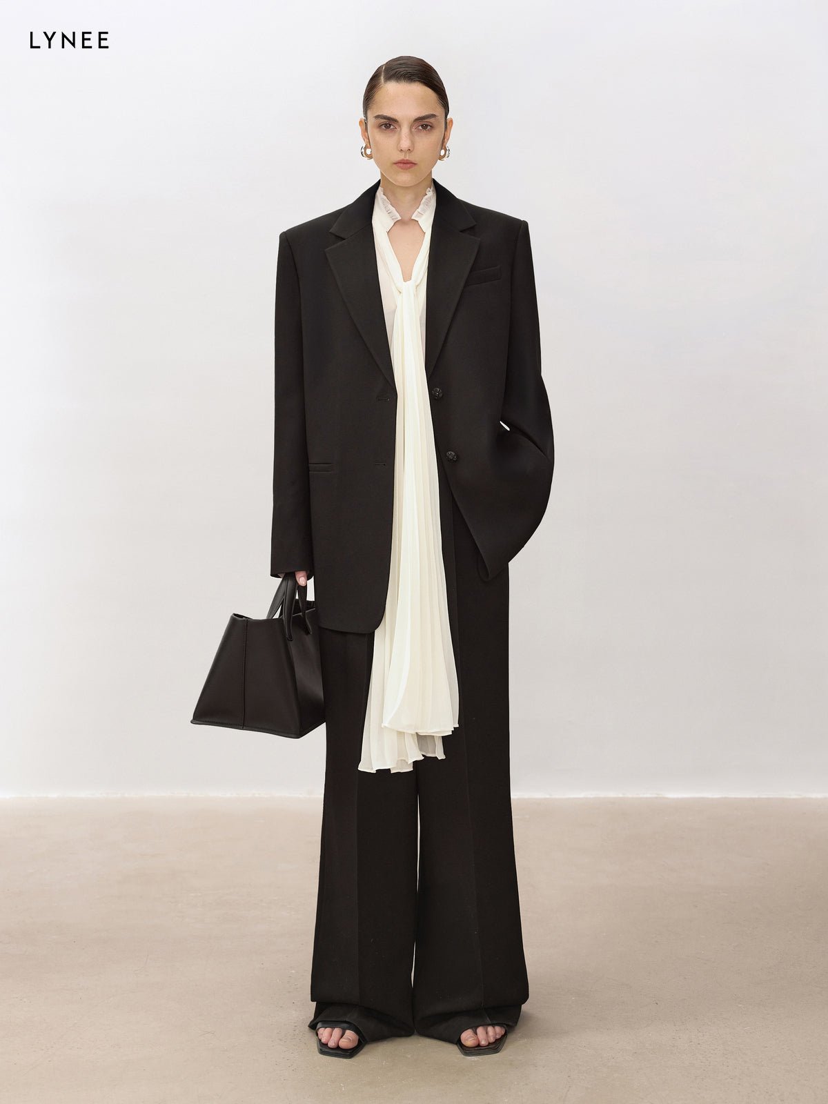 Tiitaa.com × Tiitaa: Designer Flutter Shirt(Check Below Same Price With Tmall） runway look in White