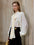 Tiitaa.com × Tiitaa: Designer Flutter Shirt(Check Below Same Price With Tmall） runway look in White