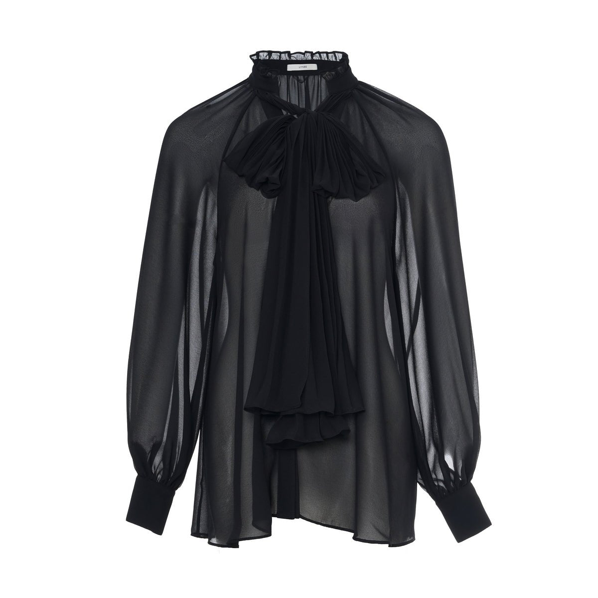 Tiitaa.com × Tiitaa: Designer Flutter Shirt(Check Below Same Price With Tmall） runway look in Black