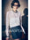 Tiitaa.com × Tiitaa: Diamond - embellished Sweater(Check Below Same Price With Taobao） runway look in White