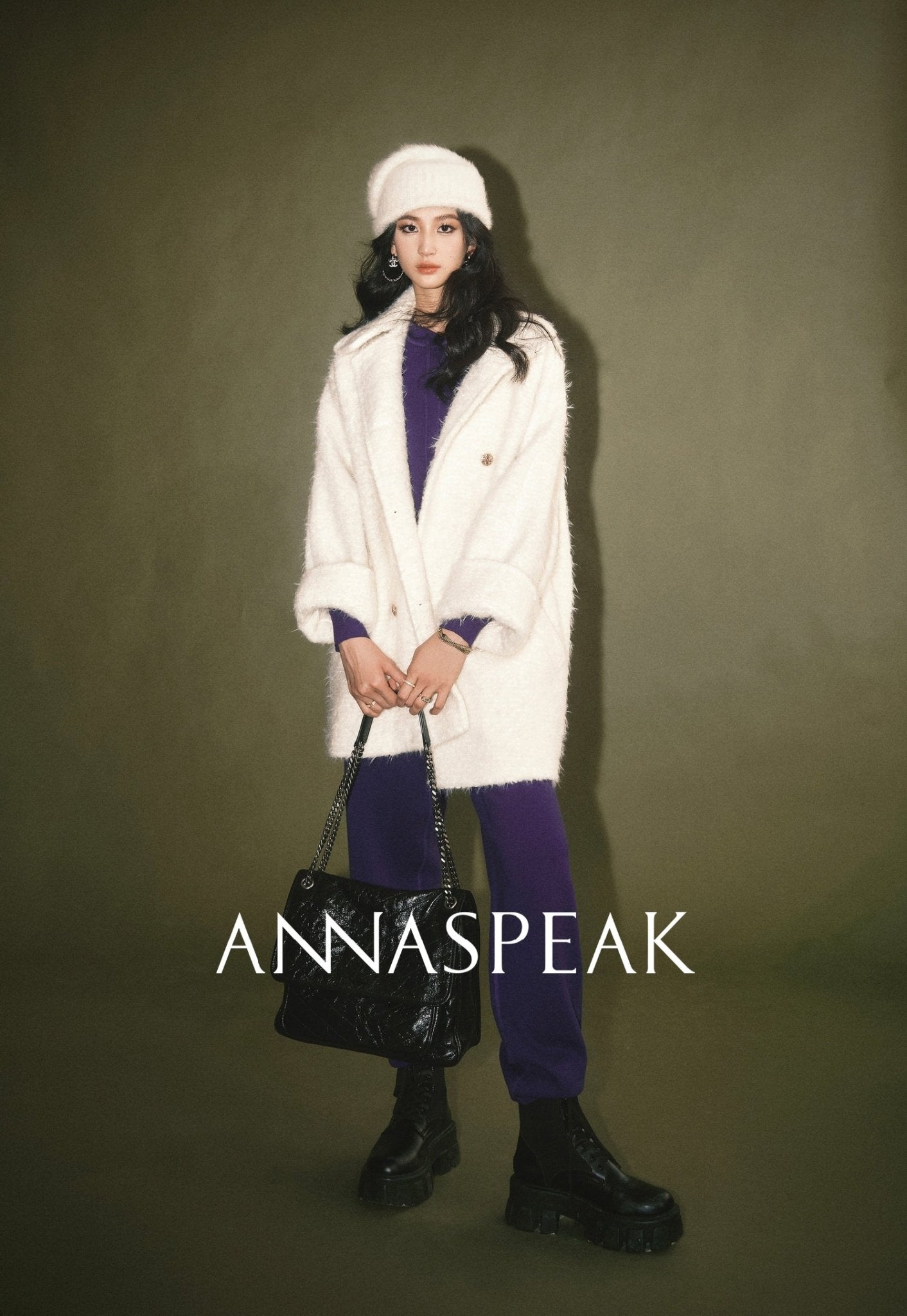 Tiitaa.com × Tiitaa: Double Collar Coat(Check Below Same Price With Taobao） runway look in White