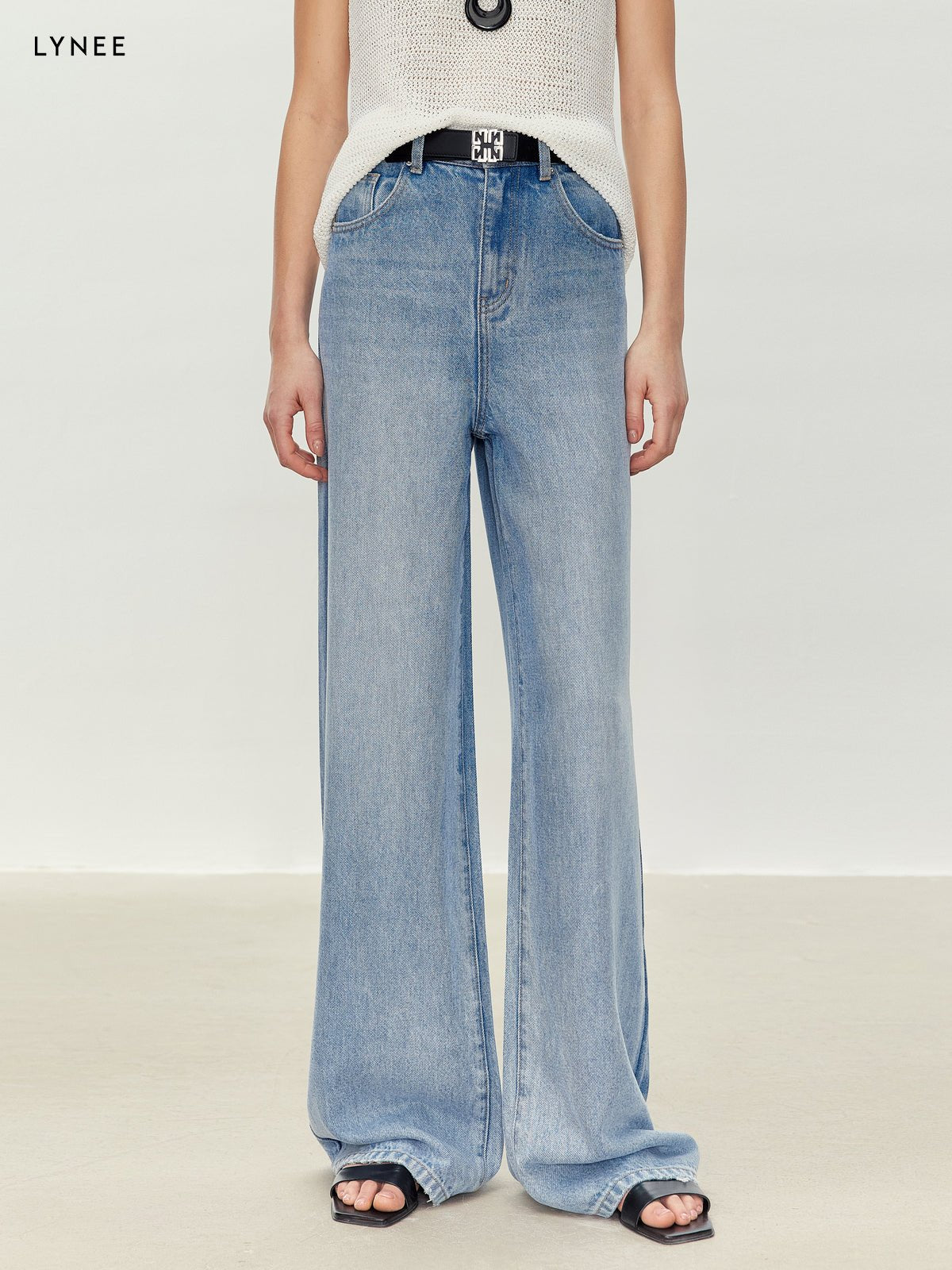 Tiitaa.com × Tiitaa: Draped Thin And Versatile Jeans(Check Below Same Price With Tmall） runway look in 4