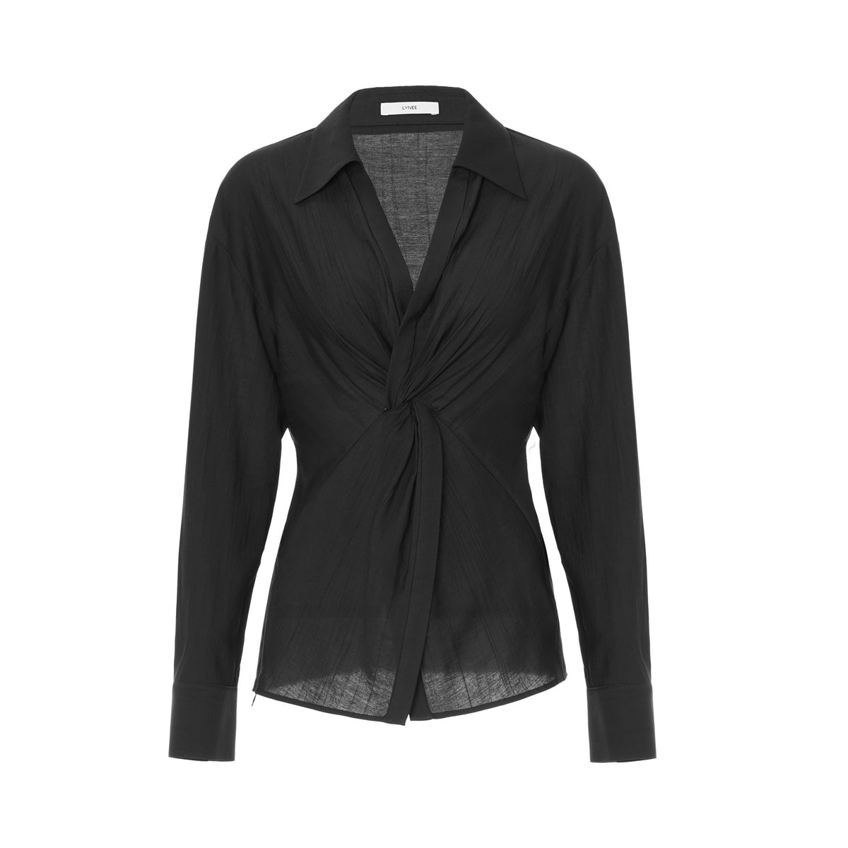 Tiitaa.com × Tiitaa: Minimalist Waisted Blouse(Check Below Same Price With Tmall） runway look in Black