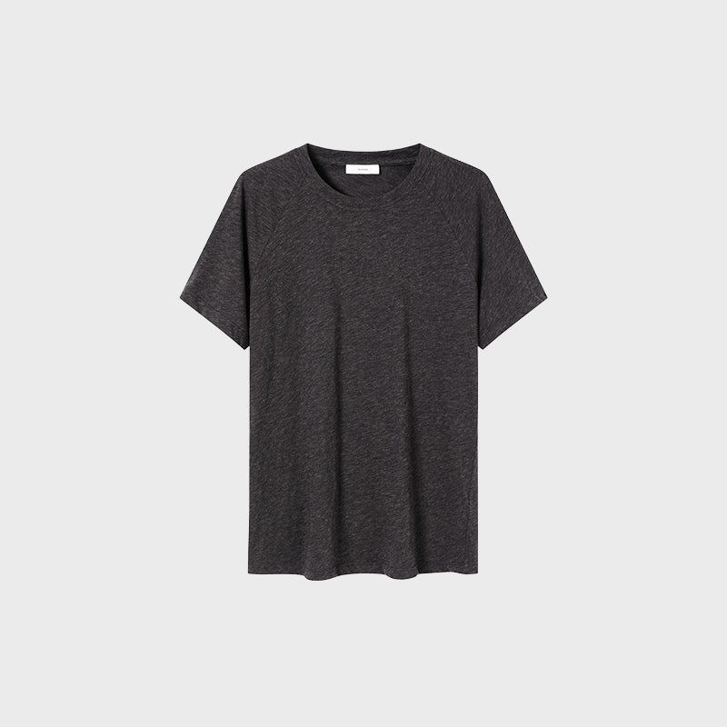 Tiitaa.com × Tiitaa: Tencel Short Sleeve T-shirt (Check Below Same Price With Tmall） runway look in Dark Floral Gray