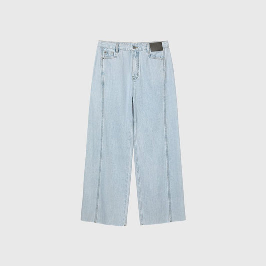 Tiitaa.com × Tiitaa: Cotton Straight Leg Pants(Check Below Same Price With Tmall） runway look in Light Blue
