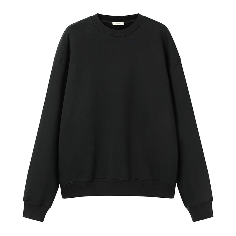 Tiitaa.com × Tiitaa: Loose Pullover Sweatshirt(Check Below Same Price With Tmall） runway look in Black