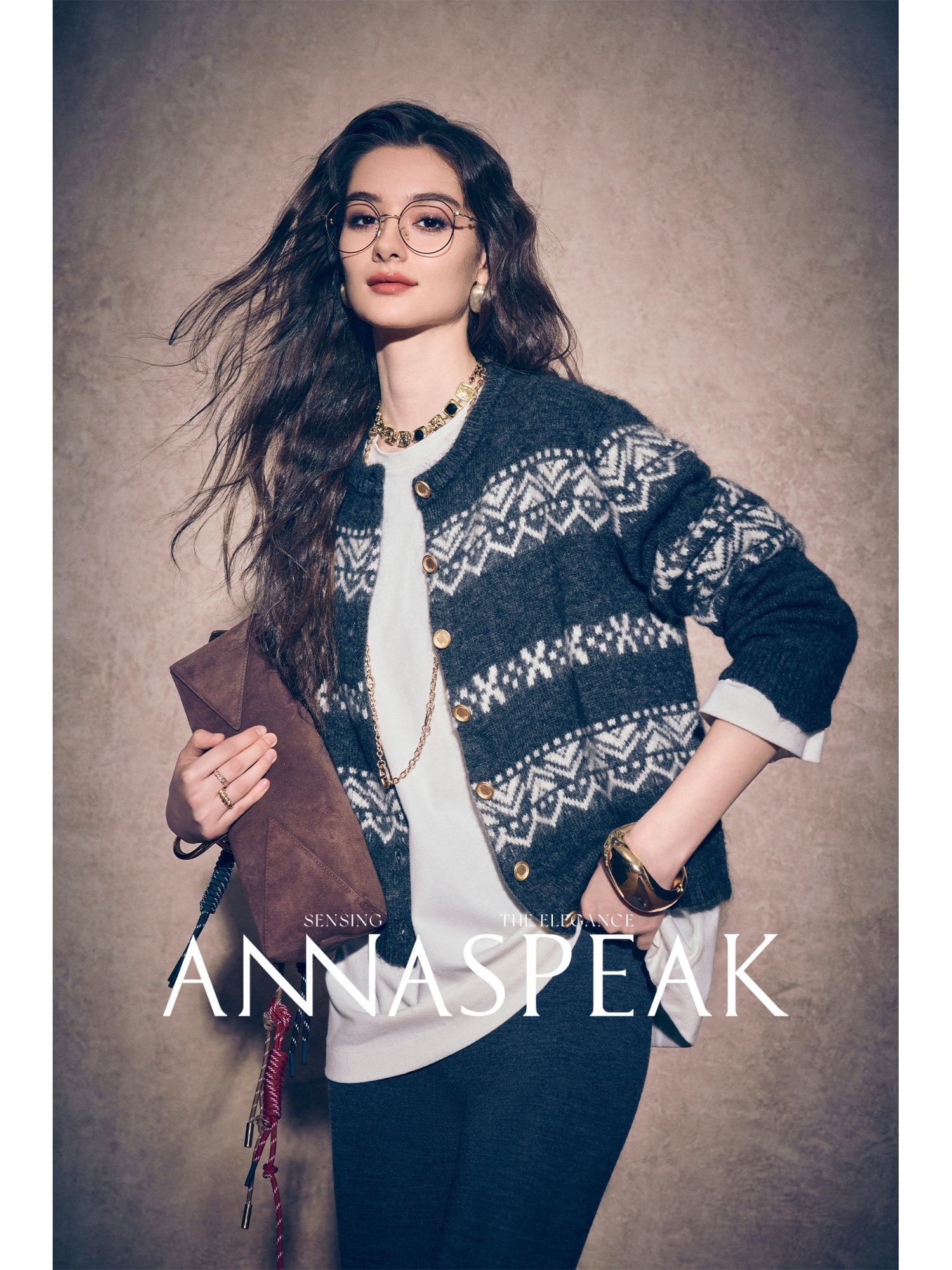 Tiitaa.com × Tiitaa: Fair Isle Sweater(Check Below Same Price With Taobao） runway look in Dark gray