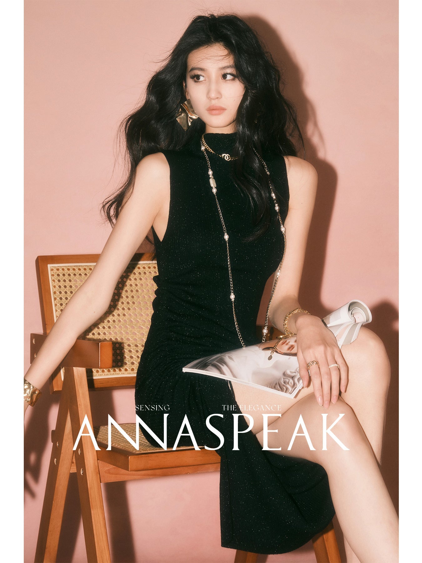 Tiitaa.com × Tiitaa: Knitted Dress(Check Below Same Price With Taobao） runway look in Black