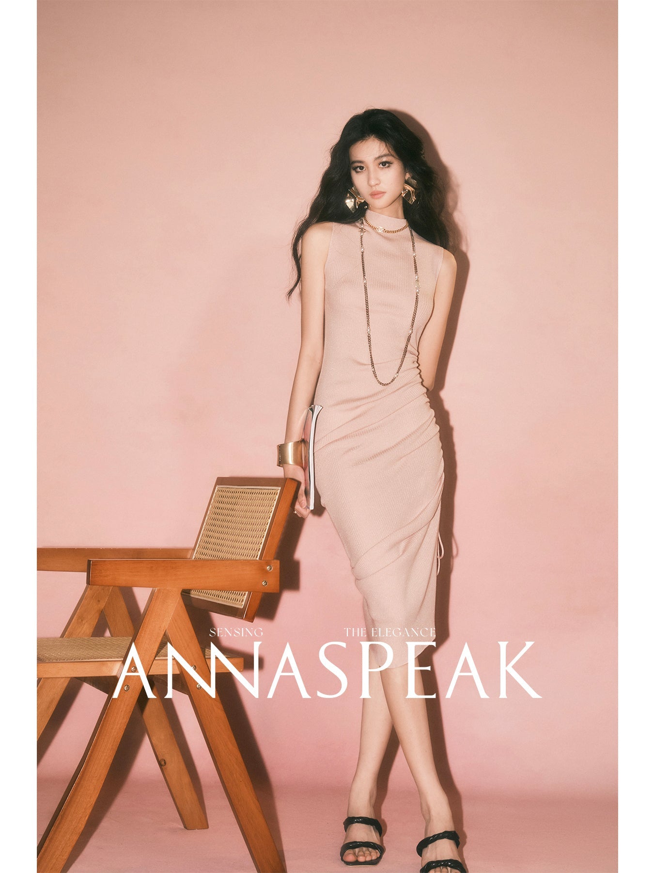 Tiitaa.com × Tiitaa: Knitted Dress(Check Below Same Price With Taobao） runway look in Pink