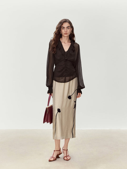 Tiitaa.com × Tiitaa: Muscle Draped Half Skirt(Check Below Same Price With Tmall） runway look in 4