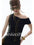 Tiitaa.com × Tiitaa: One - shoulder Sweater(Check Below Same Price With Taobao） runway look in Black