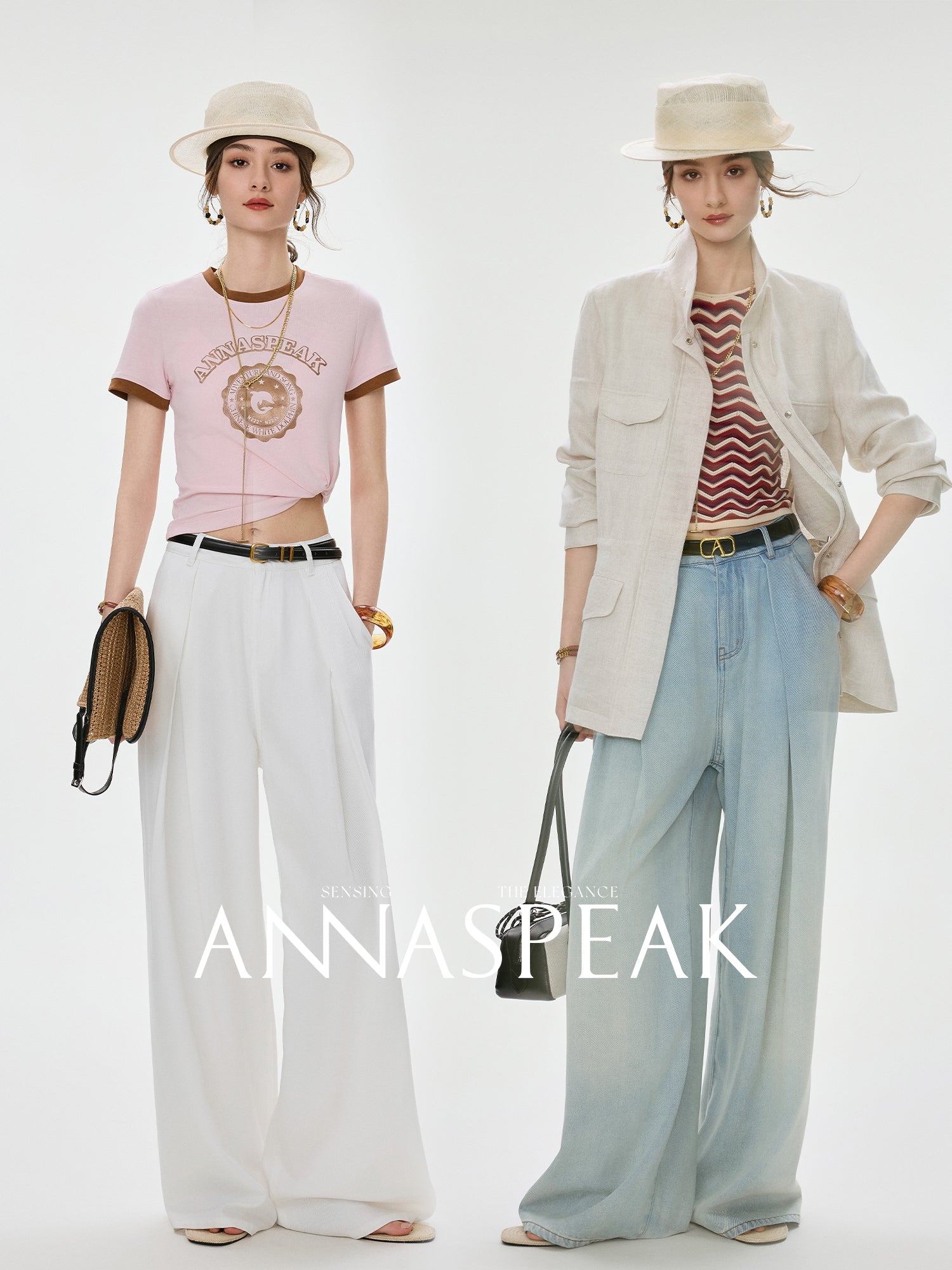 Tiitaa.com × Tiitaa: Pleated Jeans(Check Below Same Price With Taobao） runway look in White