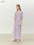 Tiitaa.com × Tiitaa: Pleated Knit Dress(Check Below Same Price With Tmall） runway look in Light Purple