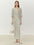 Tiitaa.com × Tiitaa: Pleated Knit Dress(Check Below Same Price With Tmall） runway look in Light Gray Green