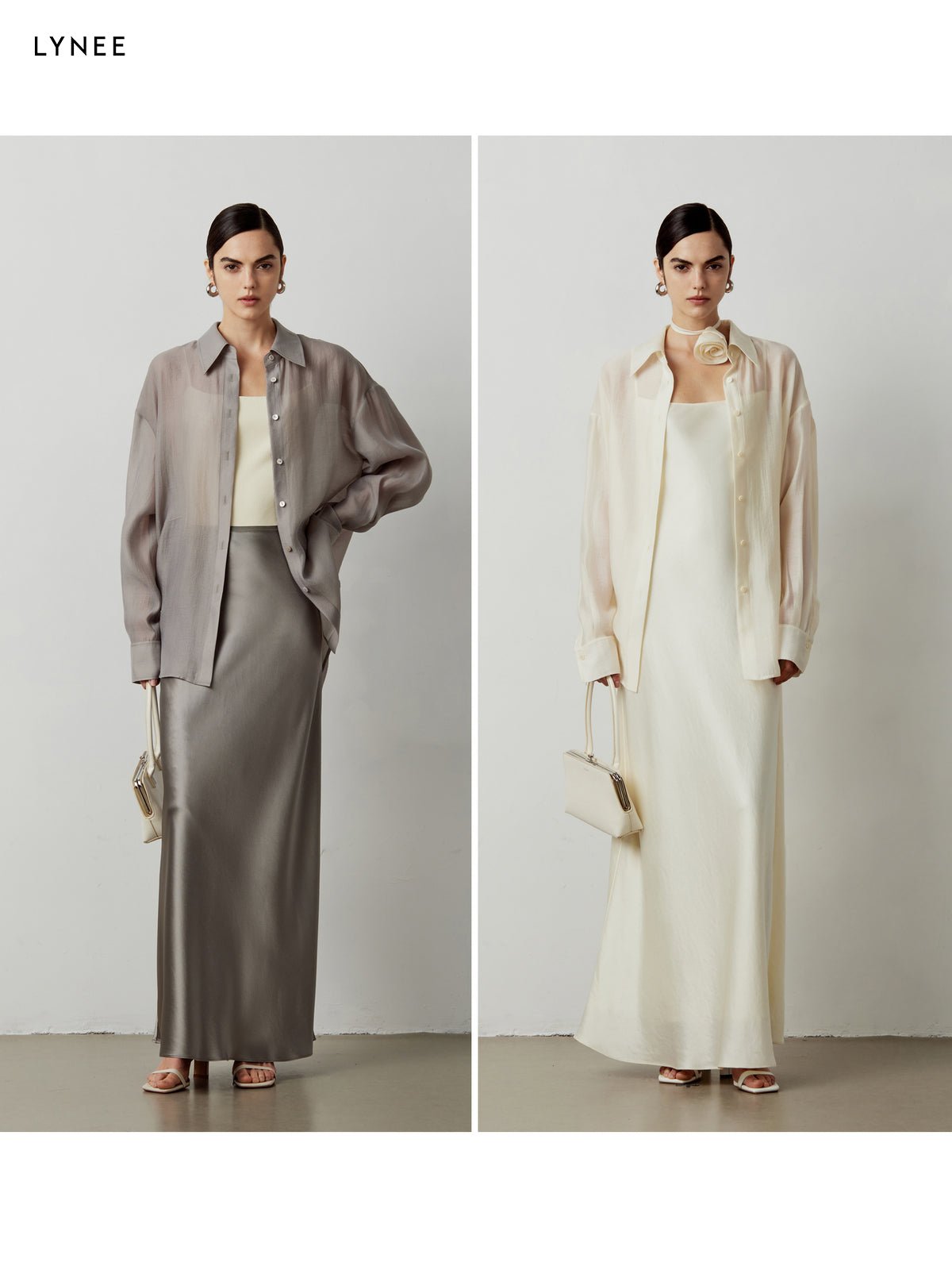 Tiitaa.com × Tiitaa: Shirt With Hem Slit(Check Below Same Price With Tmall） runway look in White