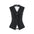 Tiitaa.com × Tiitaa: Simple V - neck Slim Vest(Check Below Same Price With Tmall） runway look in Black With Lace