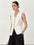 Tiitaa.com × Tiitaa: Simple V - neck Slim Vest(Check Below Same Price With Tmall） runway look in White