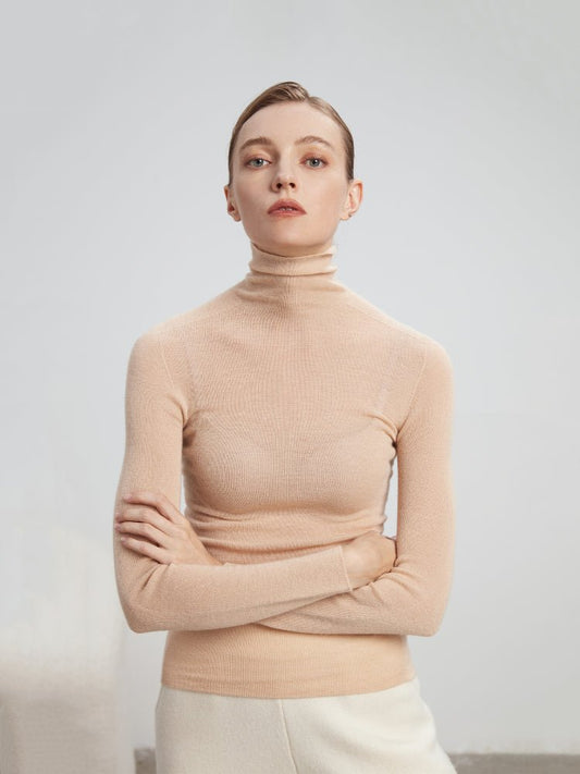 Tiitaa.com × Tiitaa: Solid Color Turtleneck Knit(Check Below Same Price With Taobao） runway look in Almod