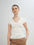 Tiitaa.com × Tiitaa: U Neck Knit Short Sleeve(Check Below Same Price With Taobao） runway look in White