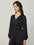 Tiitaa.com × Tiitaa: V - Neck Draped Dress(Check Below Same Price With Tmall） runway look in Black